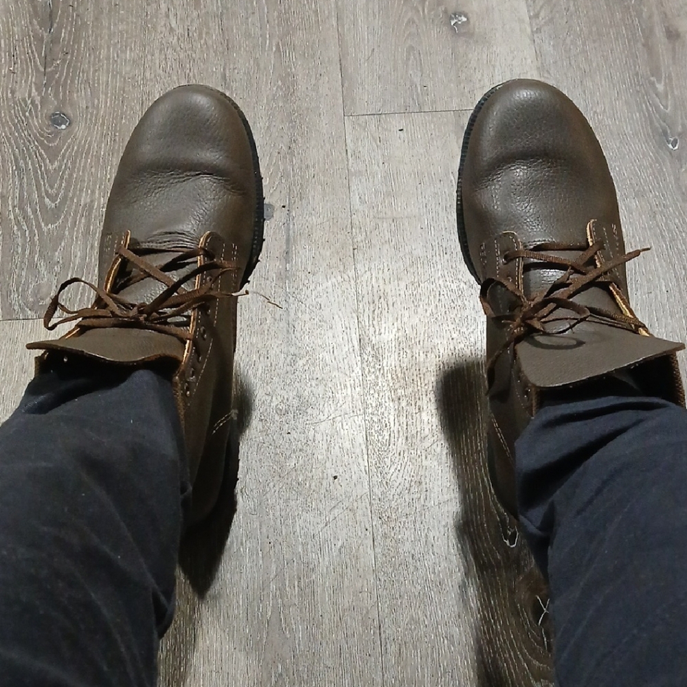 Hand Crafted Dark Brown Leather Boots